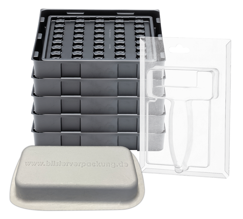Papierblister-Kunststofftray-Blisterhaube Papierblister-Kunststofftray-Blisterhaube